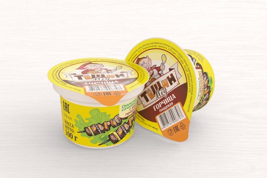 Mustard food "TESCHIN HONEY"