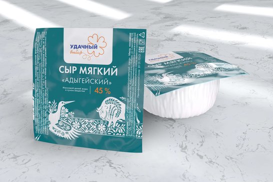 SOFT CHEESE "ADYGEYSKIY" 45%, CYLINDER