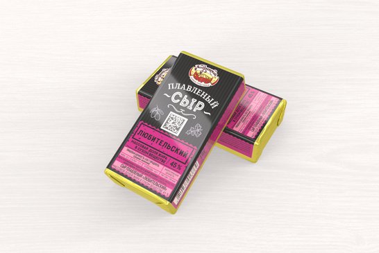 PROCESSED CHEESE "LUBITELSKIY LOMTIK" 45%